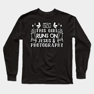 Jesus & Photography Photographer Long Sleeve T-Shirt